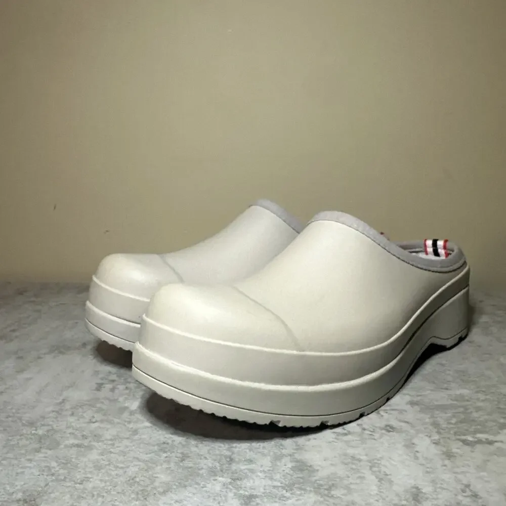 Hunter Mens Original Play Clog Mules Slip On Shoes, Color: Gray Size US 10/ UK 9